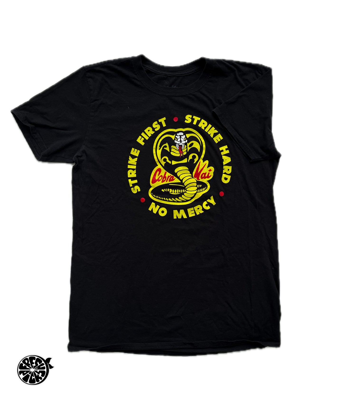 Cobra Kai Strike First Strike Hard Clean T-Shirt - Size Large